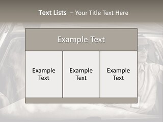 Caucasian Danger Sitting PowerPoint Template