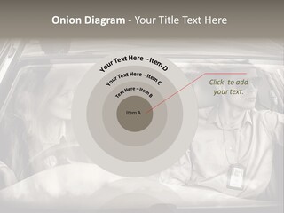 Caucasian Danger Sitting PowerPoint Template