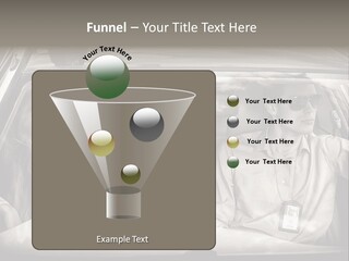 Caucasian Danger Sitting PowerPoint Template