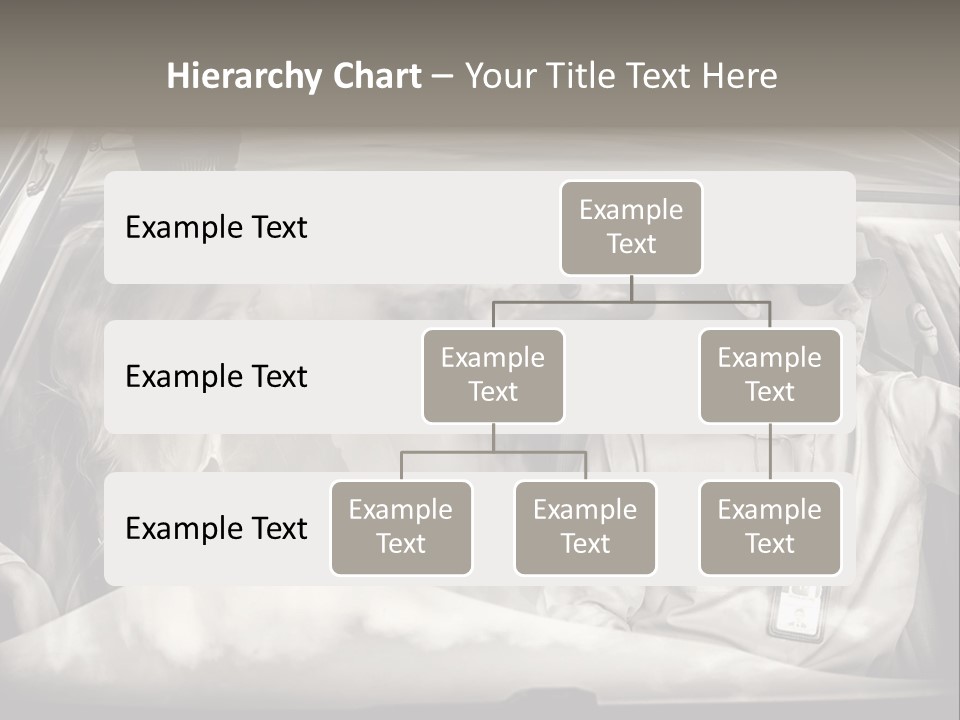 Caucasian Danger Sitting PowerPoint Template