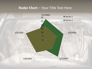 Caucasian Danger Sitting PowerPoint Template