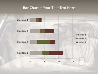 Caucasian Danger Sitting PowerPoint Template