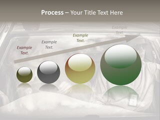 Caucasian Danger Sitting PowerPoint Template