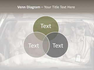 Caucasian Danger Sitting PowerPoint Template