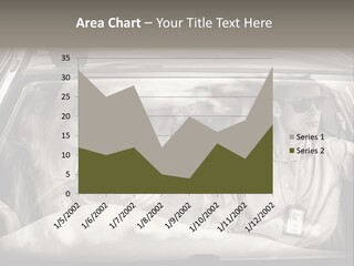 Caucasian Danger Sitting PowerPoint Template