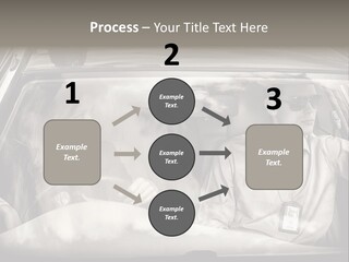 Caucasian Danger Sitting PowerPoint Template