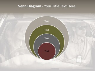 Caucasian Danger Sitting PowerPoint Template