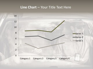 Caucasian Danger Sitting PowerPoint Template