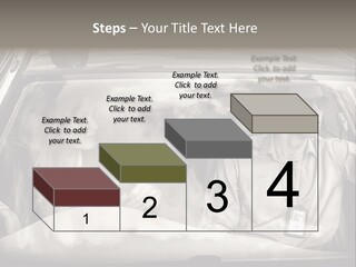 Caucasian Danger Sitting PowerPoint Template