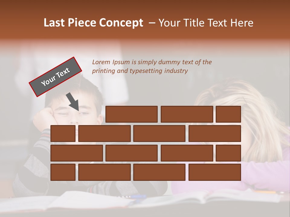 Displeasure Knowledge Job PowerPoint Template