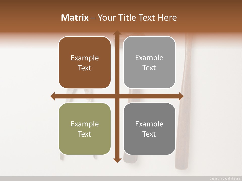 A Group Of Tools On A White Surface PowerPoint Template