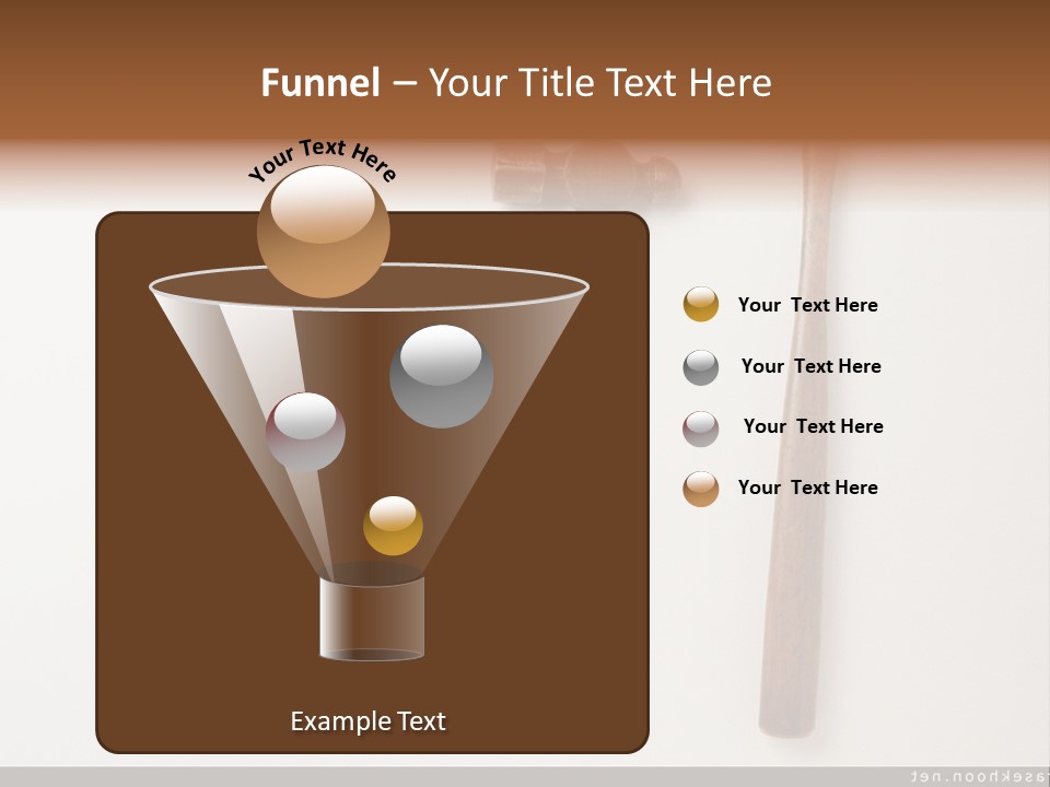 A Group Of Tools On A White Surface PowerPoint Template