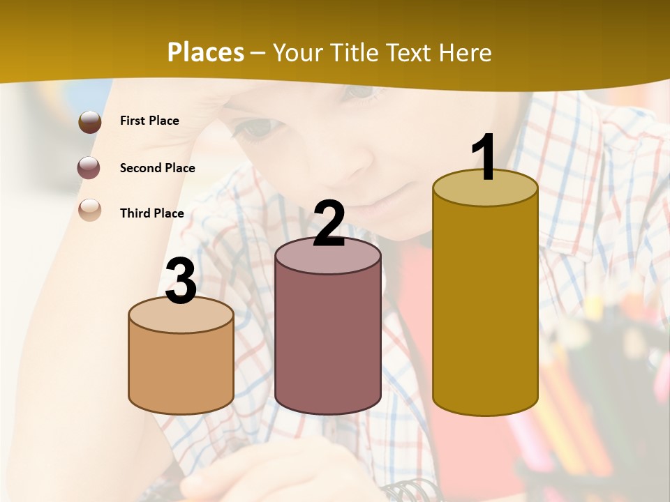 Learn Serious Teenager PowerPoint Template