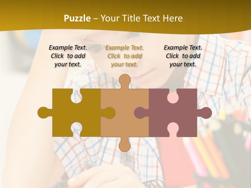 Learn Serious Teenager PowerPoint Template