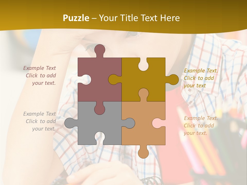 Learn Serious Teenager PowerPoint Template