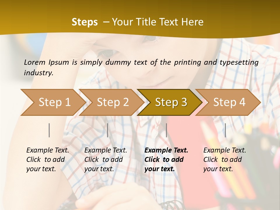 Learn Serious Teenager PowerPoint Template