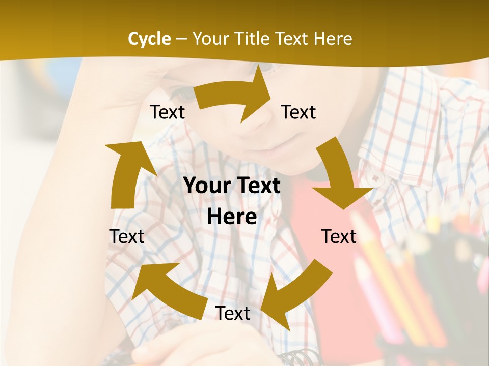 Learn Serious Teenager PowerPoint Template