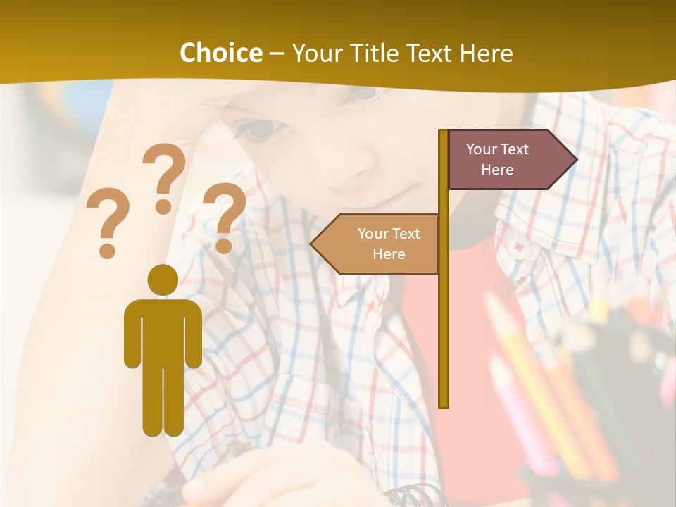 Learn Serious Teenager PowerPoint Template