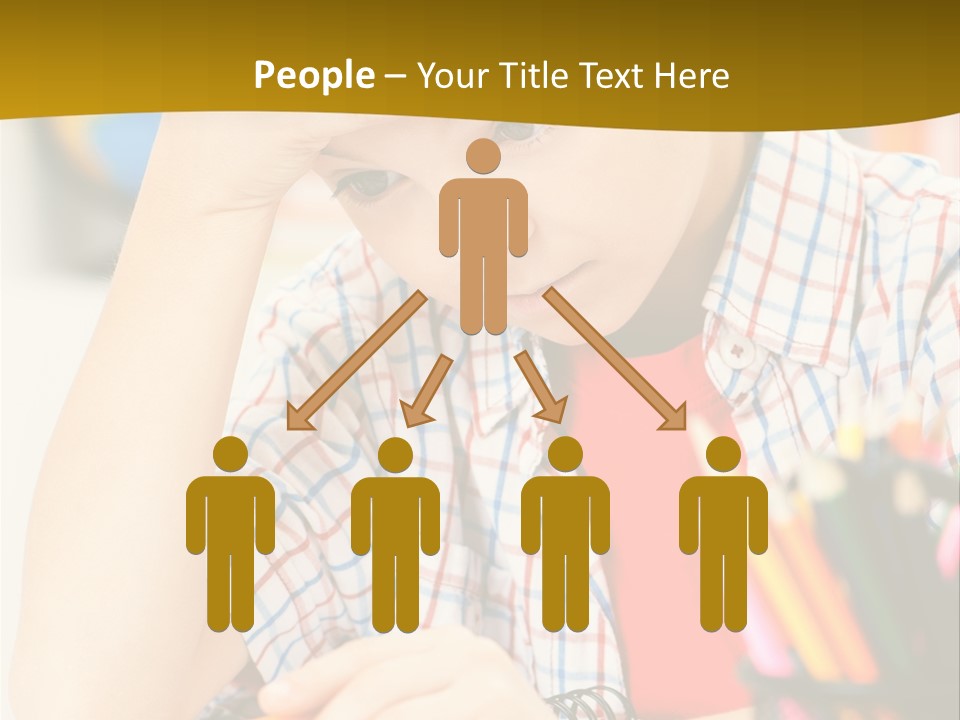 Learn Serious Teenager PowerPoint Template