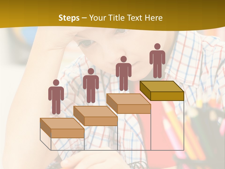 Learn Serious Teenager PowerPoint Template