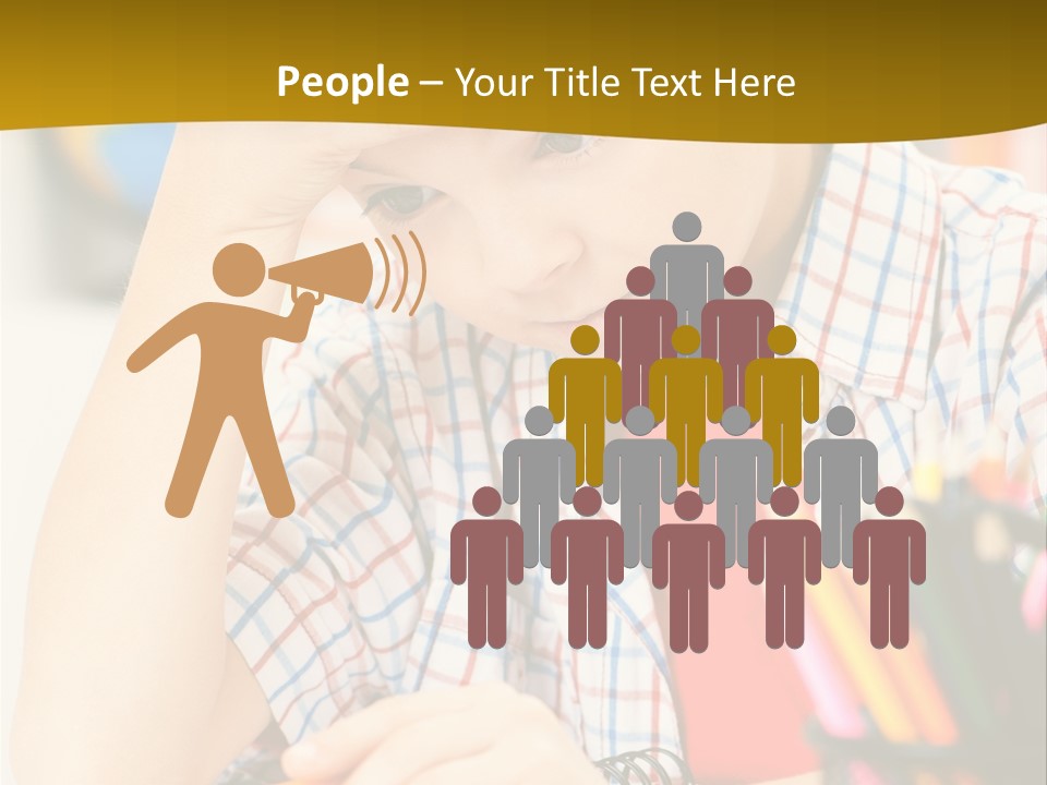 Learn Serious Teenager PowerPoint Template