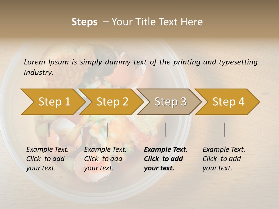 Trash Compost Background PowerPoint Template