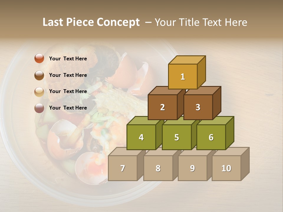 Trash Compost Background PowerPoint Template