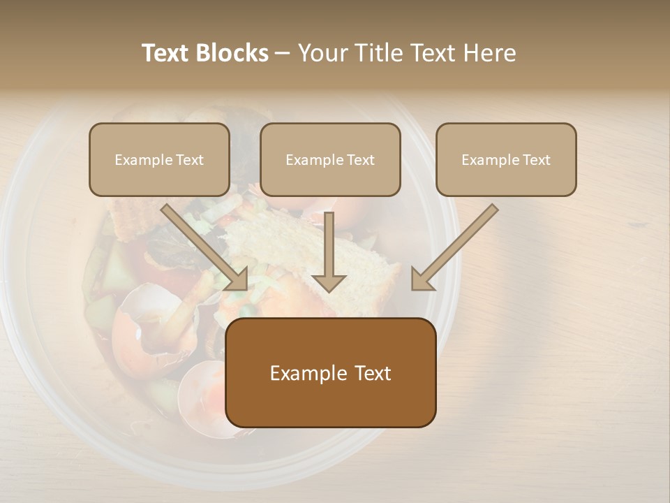 Trash Compost Background PowerPoint Template