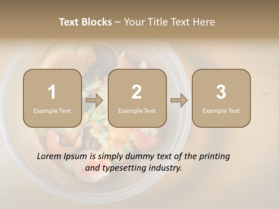 Trash Compost Background PowerPoint Template