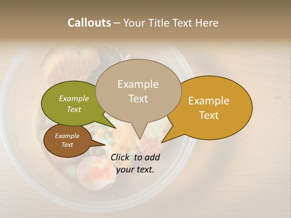 Trash Compost Background PowerPoint Template