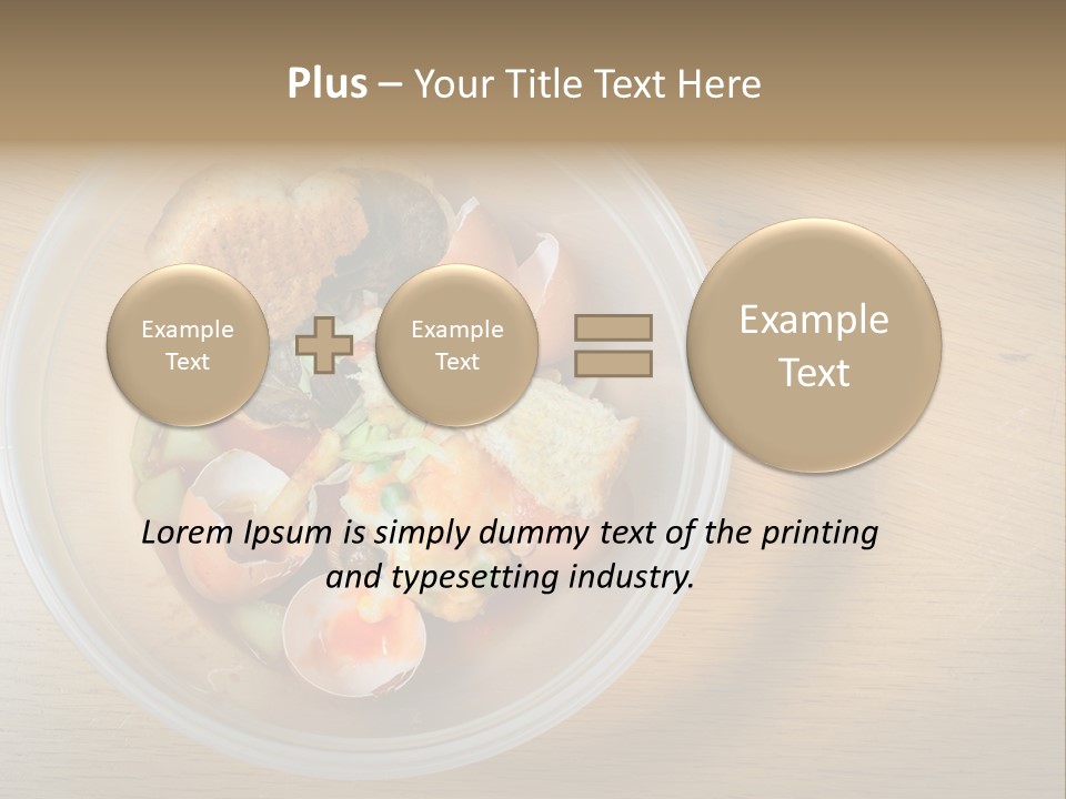 Trash Compost Background PowerPoint Template
