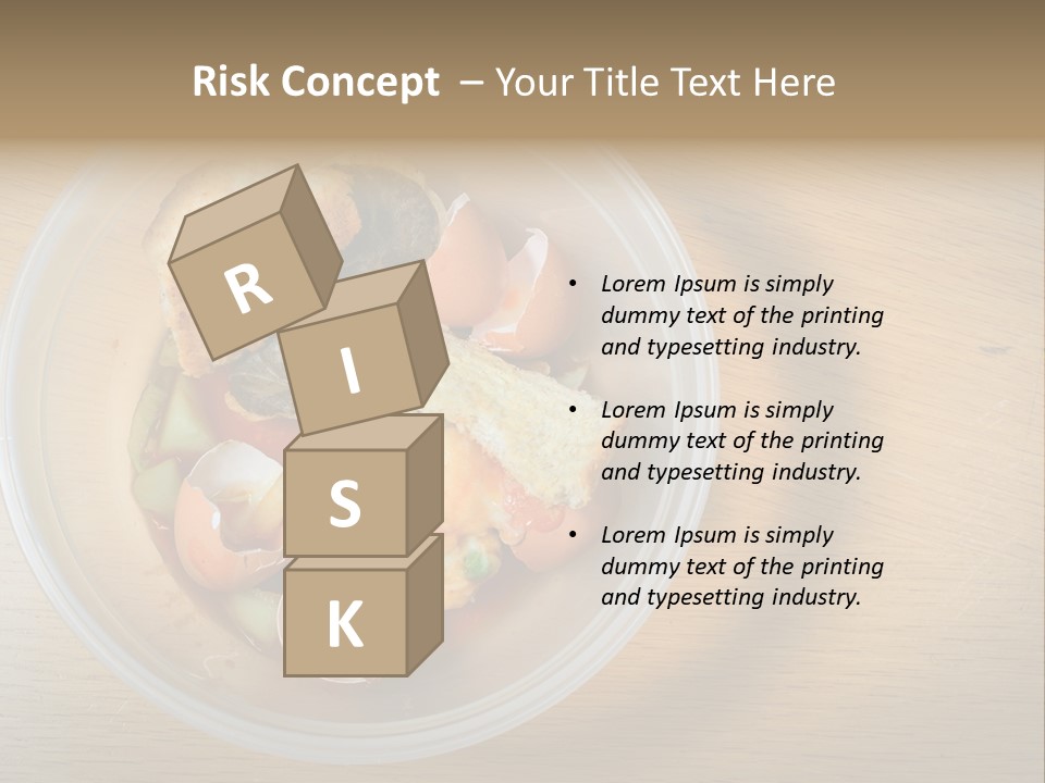 Trash Compost Background PowerPoint Template