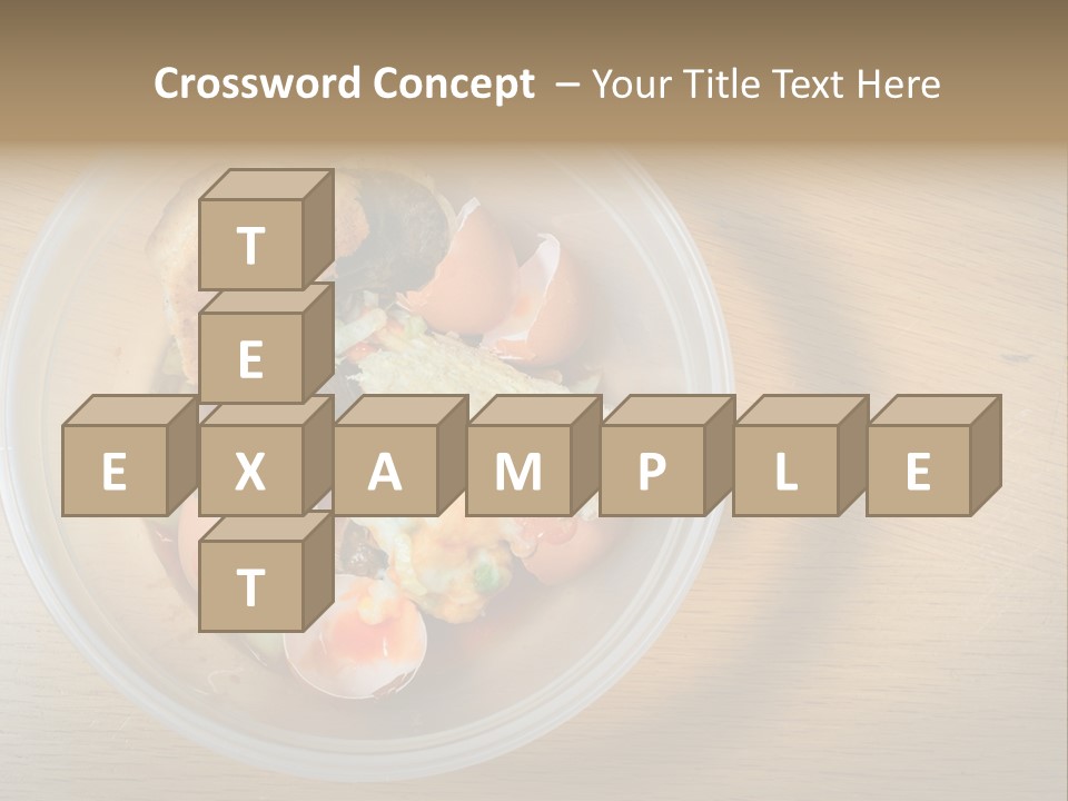 Trash Compost Background PowerPoint Template