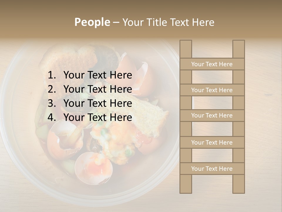 Trash Compost Background PowerPoint Template
