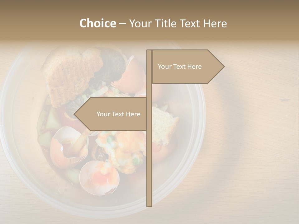 Trash Compost Background PowerPoint Template