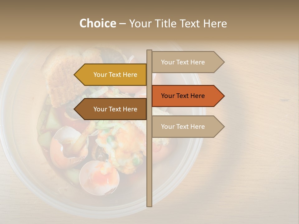 Trash Compost Background PowerPoint Template
