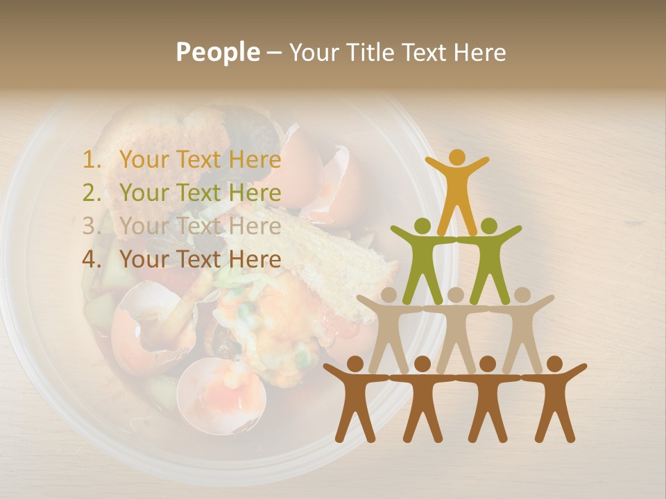 Trash Compost Background PowerPoint Template