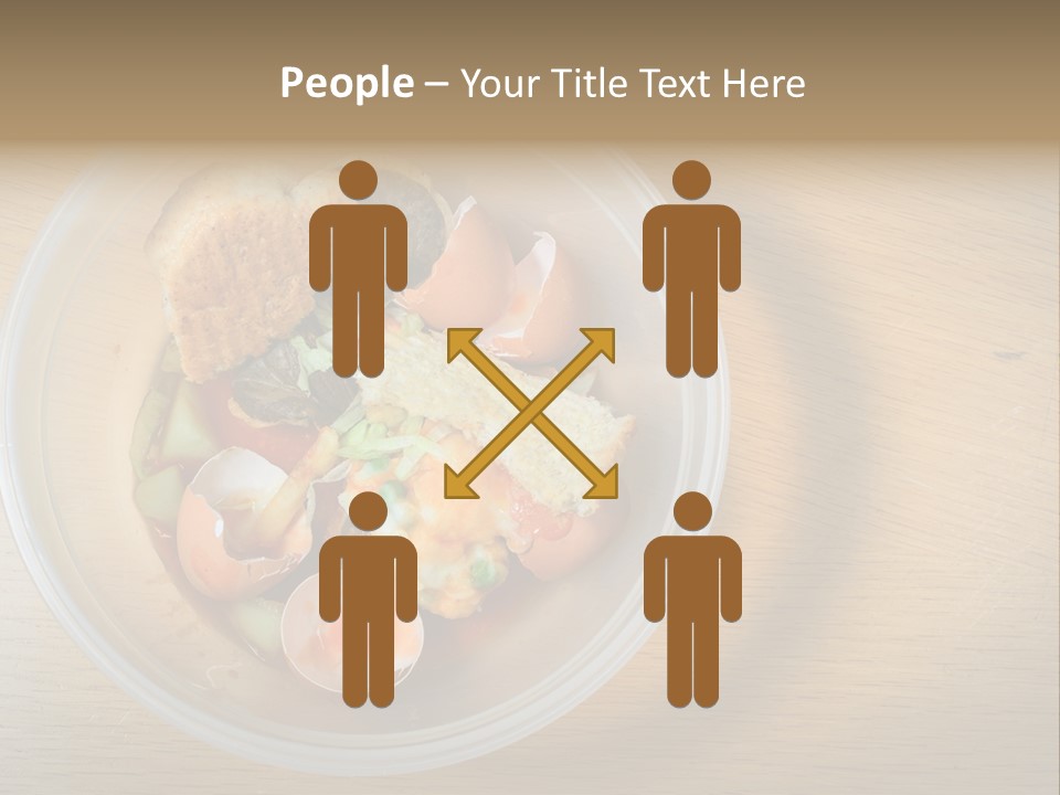 Trash Compost Background PowerPoint Template