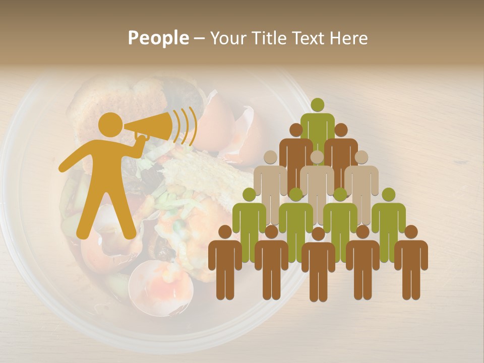 Trash Compost Background PowerPoint Template