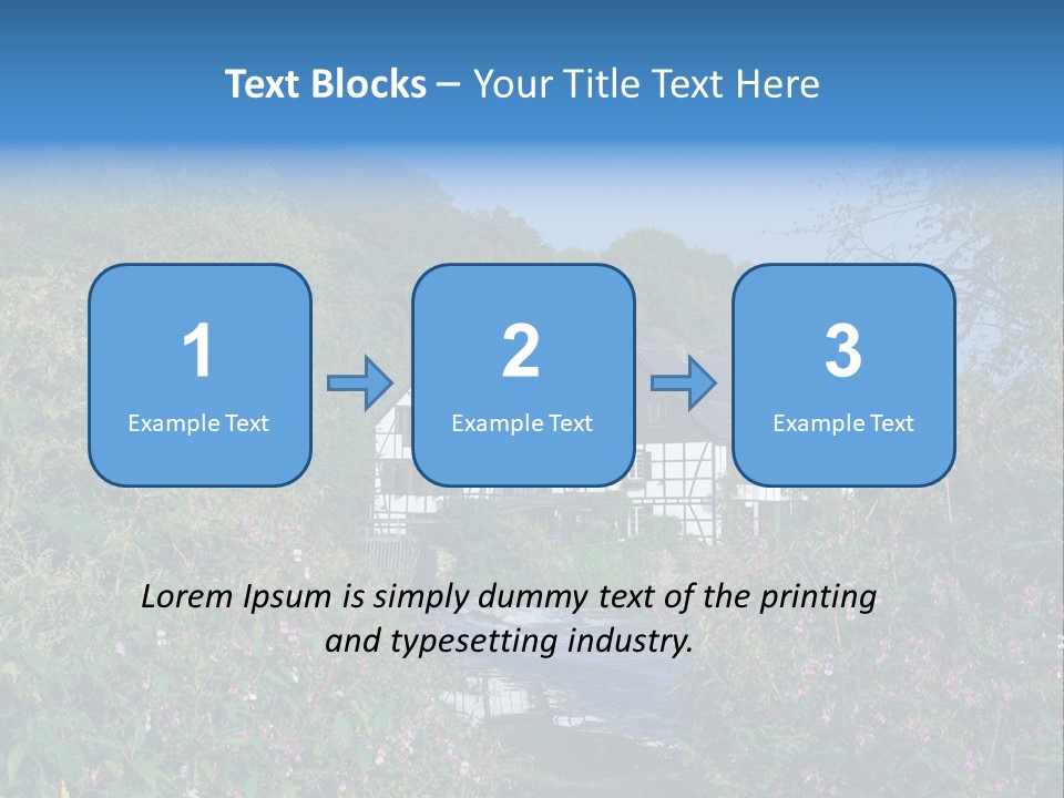 Wipperkotten Travel Destination Tourism Europe PowerPoint Template