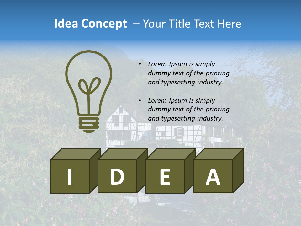 Wipperkotten Travel Destination Tourism Europe PowerPoint Template