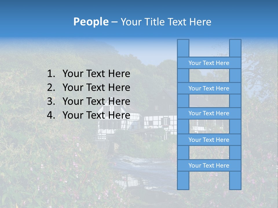 Wipperkotten Travel Destination Tourism Europe PowerPoint Template