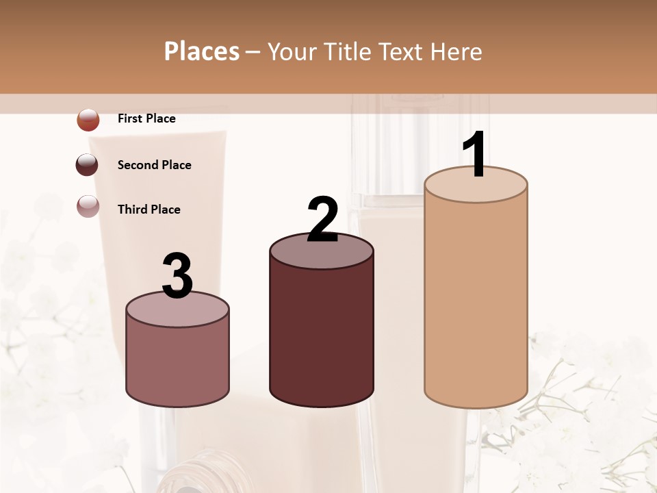 Cosmetics Container Professional PowerPoint Template