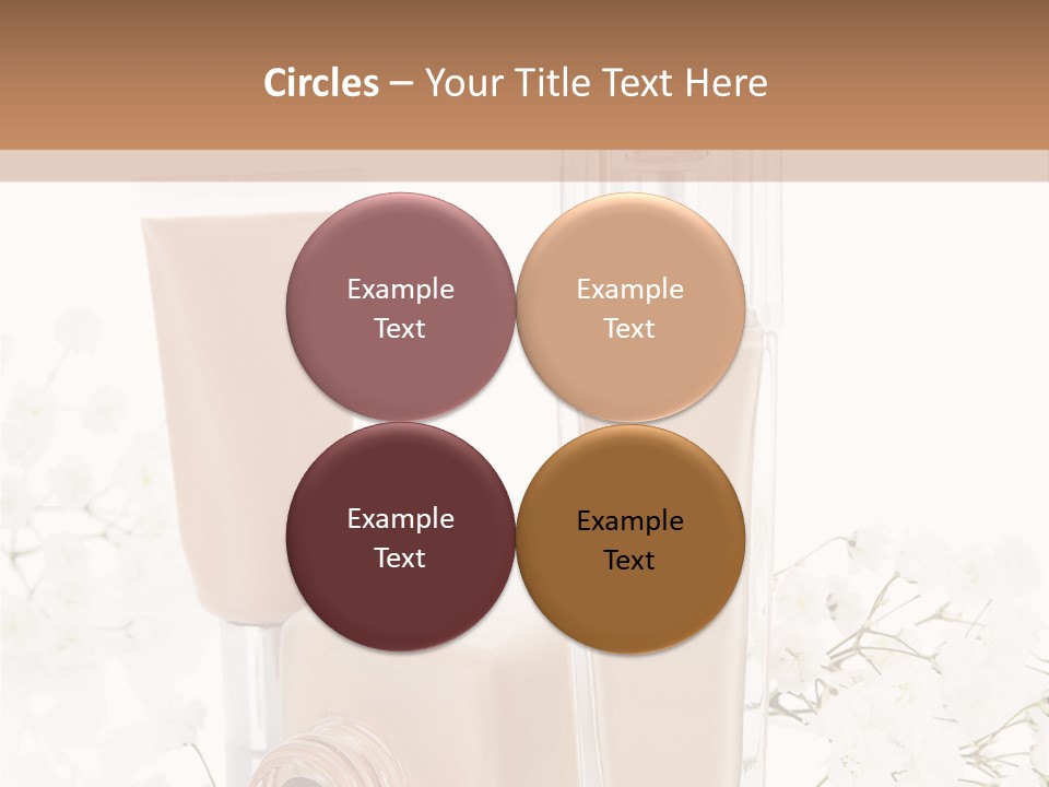 Cosmetics Container Professional PowerPoint Template