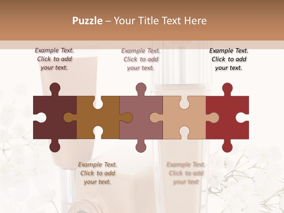 Cosmetics Container Professional PowerPoint Template