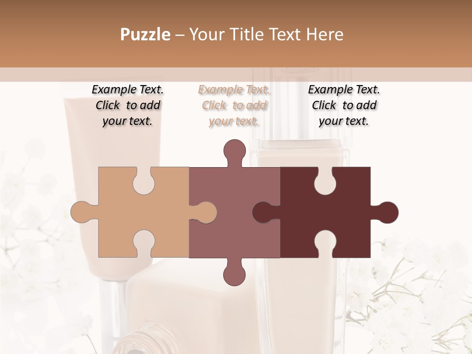 Cosmetics Container Professional PowerPoint Template