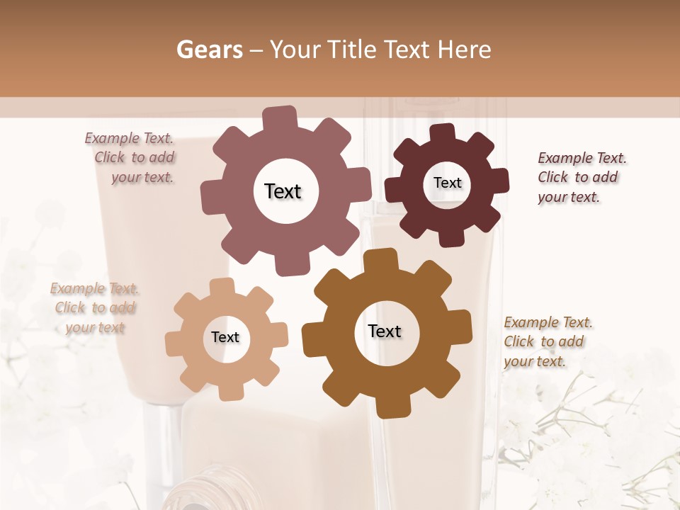 Cosmetics Container Professional PowerPoint Template