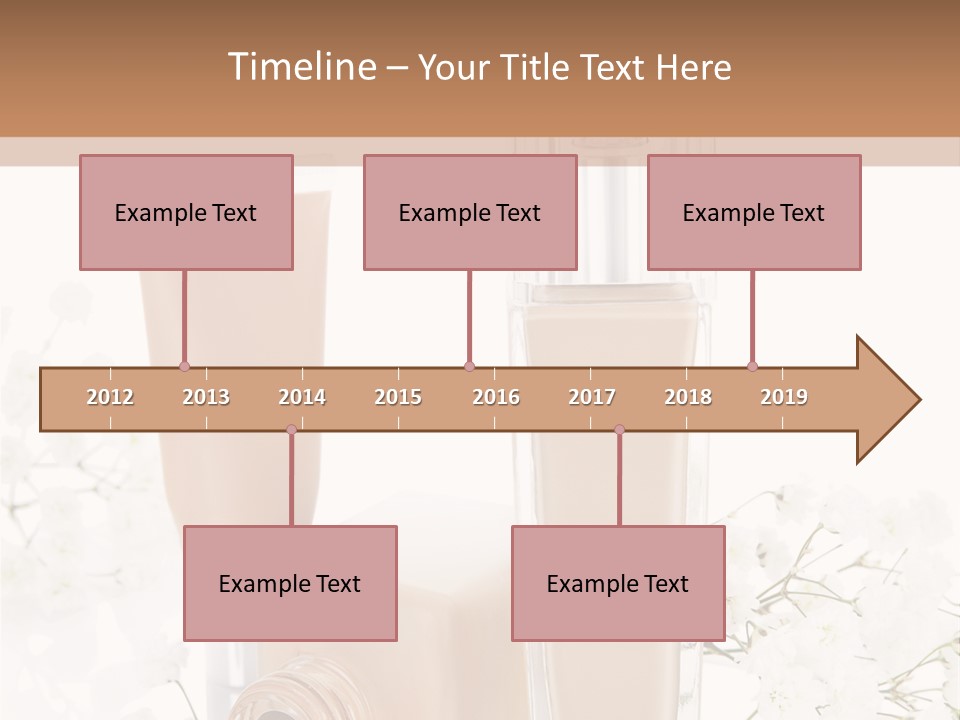 Cosmetics Container Professional PowerPoint Template