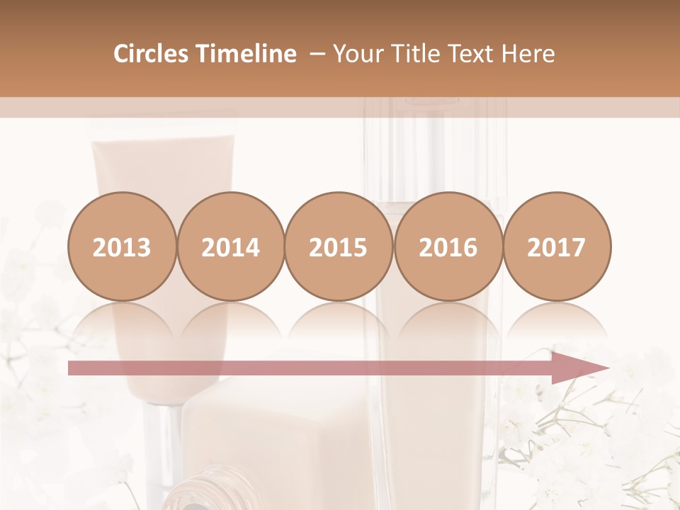 Cosmetics Container Professional PowerPoint Template
