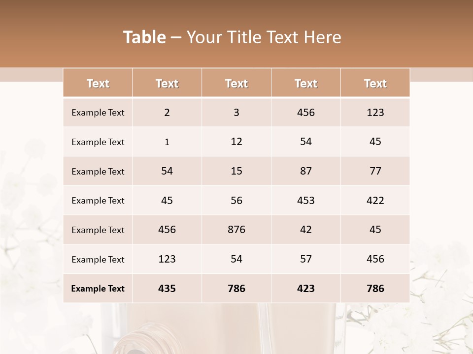 Cosmetics Container Professional PowerPoint Template